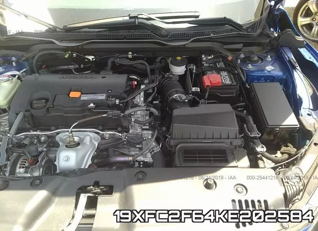 19XFC2F64KE202584 фото 2