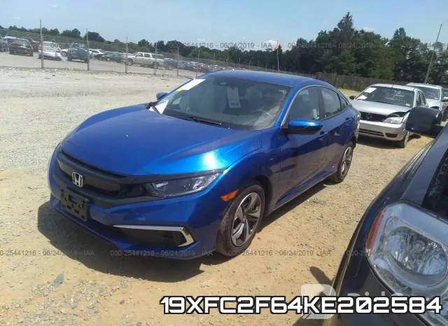 19XFC2F64KE202584 фото 3