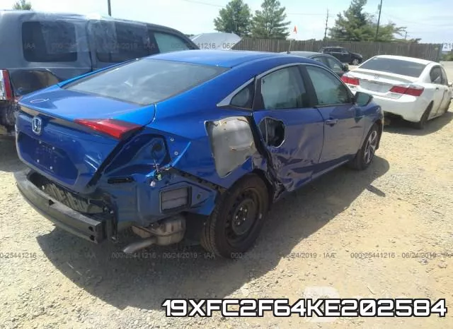 19XFC2F64KE202584 фото 5