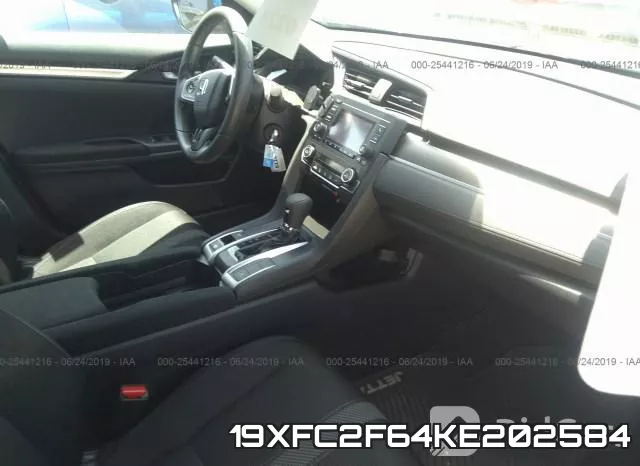 19XFC2F64KE202584 фото 6