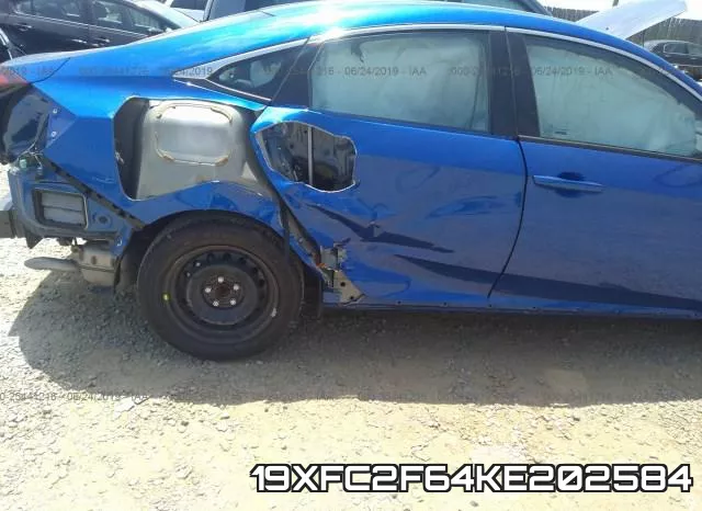 19XFC2F64KE202584 фото 7