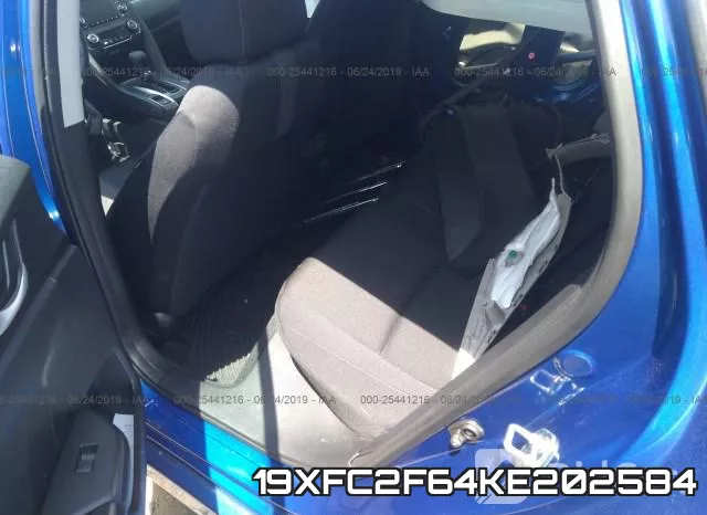 19XFC2F64KE202584 фото 9