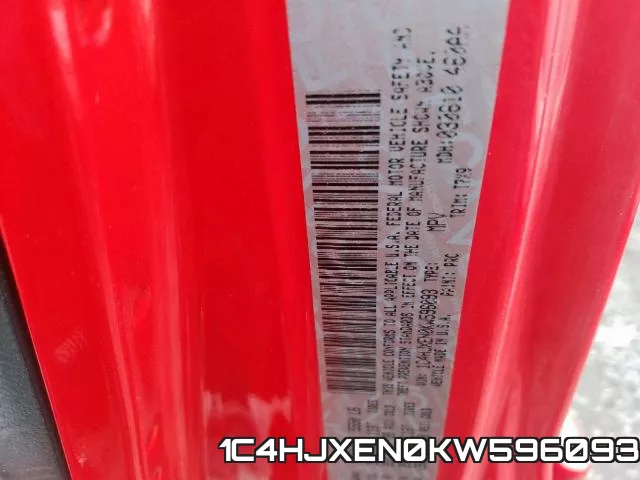 1C4HJXEN0KW596093 фото 2