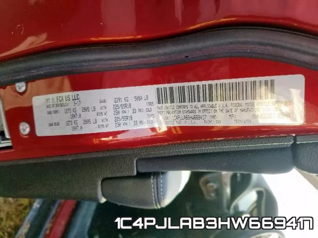1C4PJLAB3HW669417 фото 2