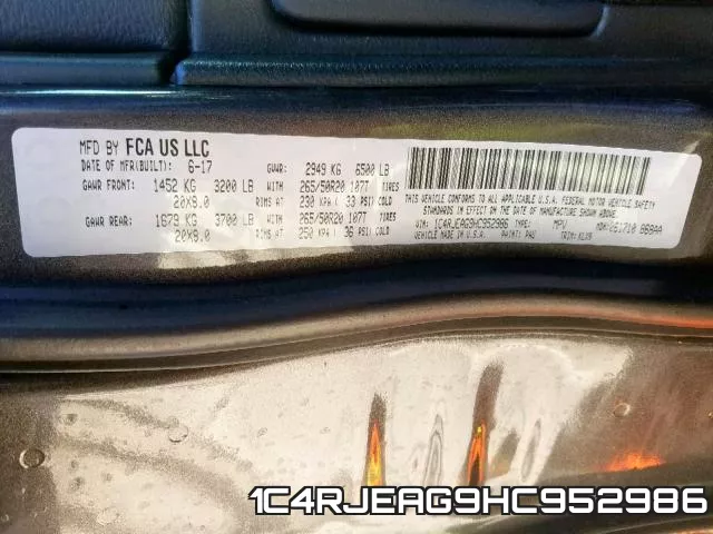 1C4RJEAG9HC952986 фото 2