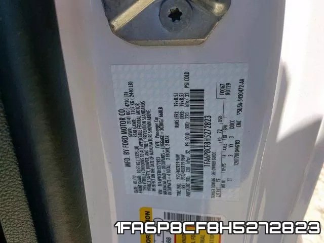1FA6P8CF8H5272823 фото 2