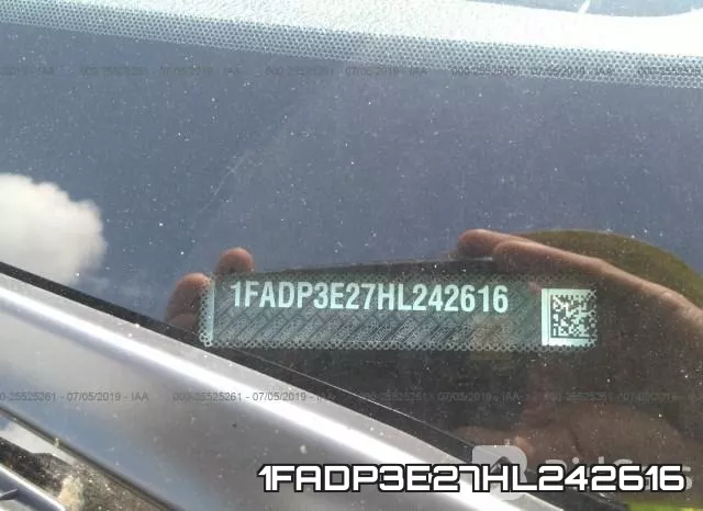 1FADP3E27HL242616 фото 10
