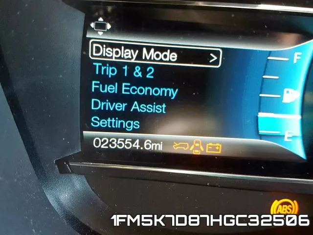 1FM5K7D87HGC32506 фото 9