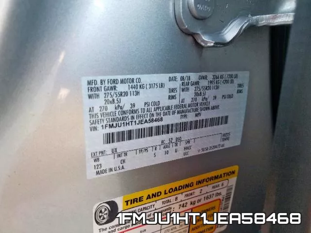 1FMJU1HT1JEA58468 фото 2