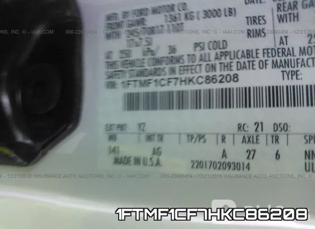 1FTMF1CF7HKC86208 фото 10