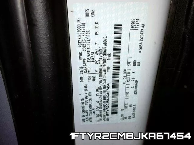 1FTYR2CM8JKA67454 фото 2