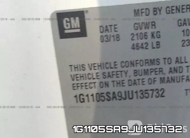 1G1105SA9JU135732 фото 10