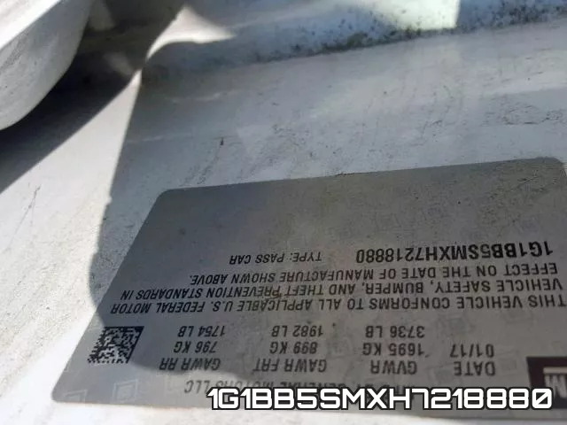 1G1BB5SMXH7218880 фото 2