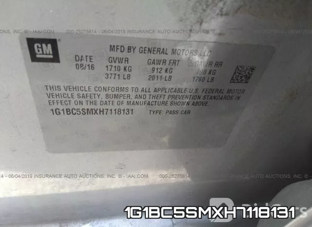 1G1BC5SMXH7118131 фото 10