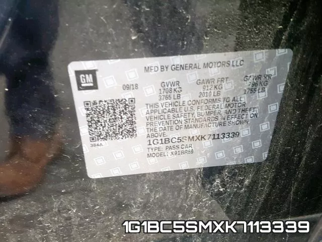 1G1BC5SMXK7113339 фото 2