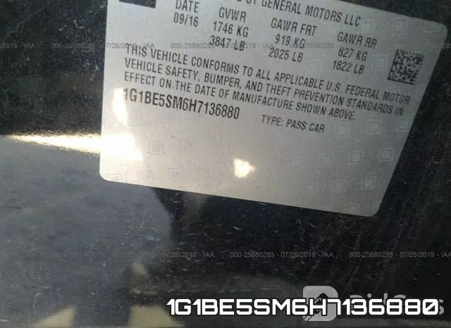 1G1BE5SM6H7136880 фото 10
