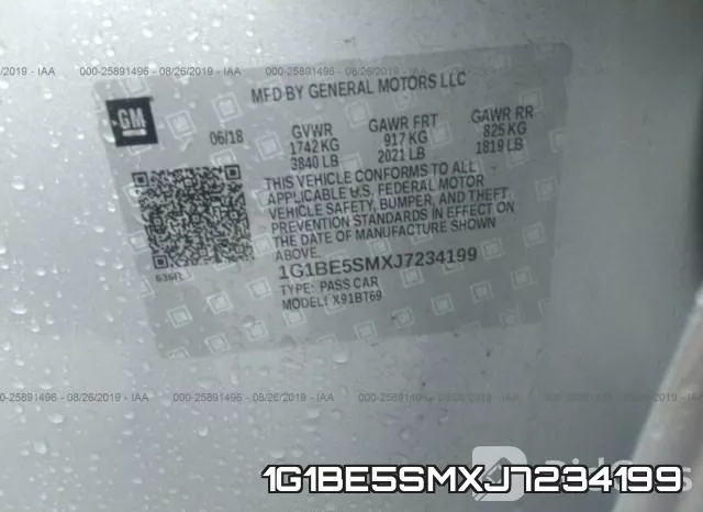 1G1BE5SMXJ7234199 фото 9