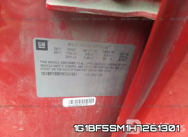 1G1BF5SM1H7261301 фото 10