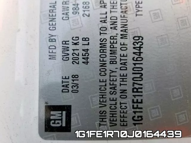 1G1FE1R70J0164439 фото 2