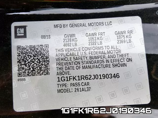 1G1FK1R62J0190346 фото 2
