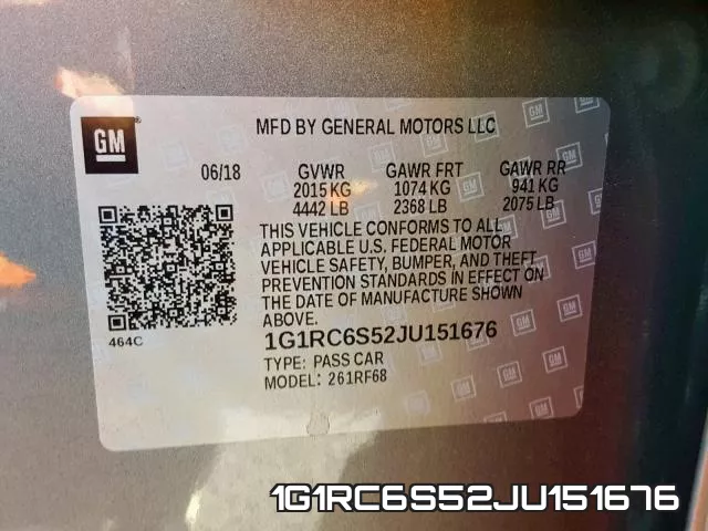 1G1RC6S52JU151676 фото 2