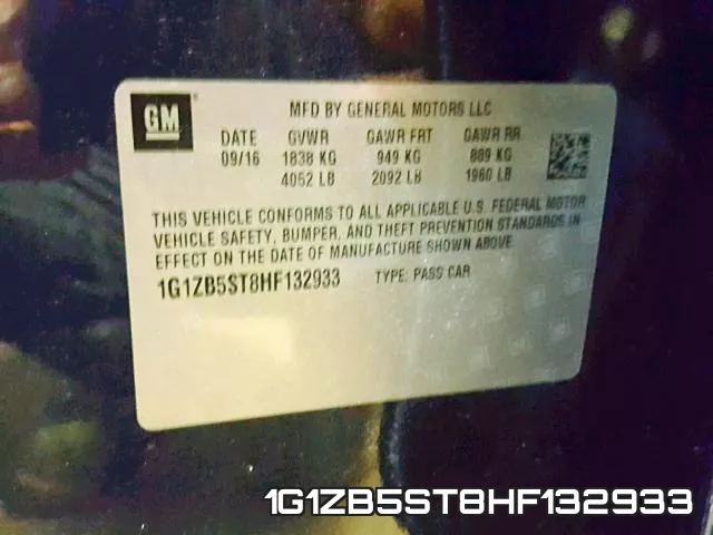 1G1ZB5ST8HF132933 фото 2