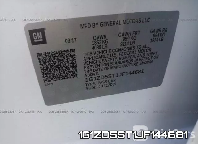 1G1ZD5ST1JF144681 фото 10