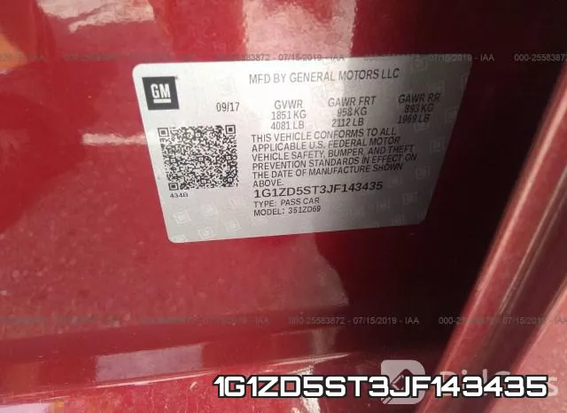 1G1ZD5ST3JF143435 фото 10