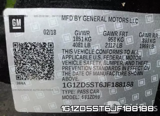 1G1ZD5ST6JF188188 фото 10