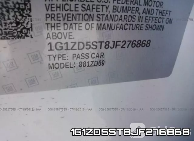 1G1ZD5ST8JF276868 фото 10