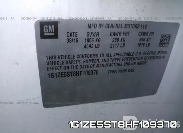 1G1ZE5ST8HF109370 фото 10