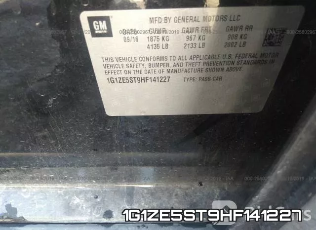 1G1ZE5ST9HF141227 фото 10