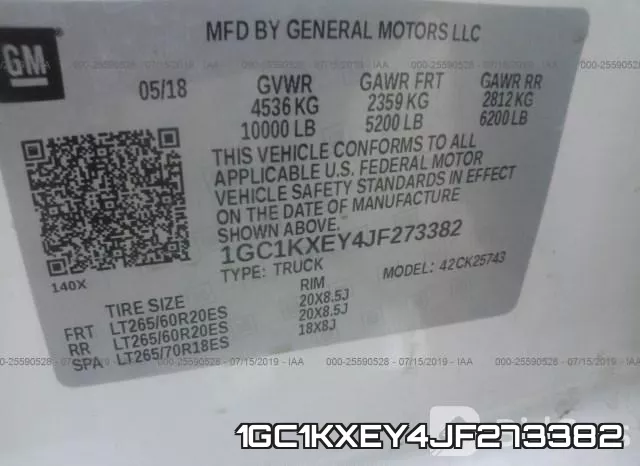1GC1KXEY4JF273382 фото 10