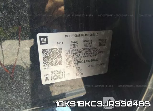 1GKS1BKC3JR330483 фото 10