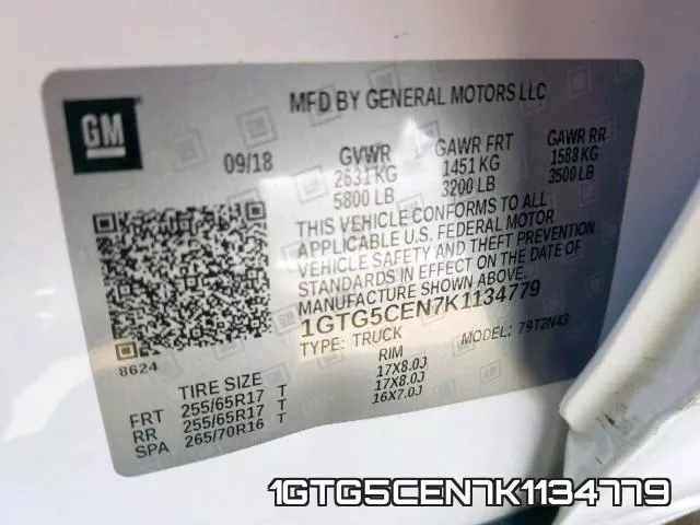 1GTG5CEN7K1134779 фото 2