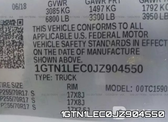 1GTN1LEC0JZ904550 фото 10