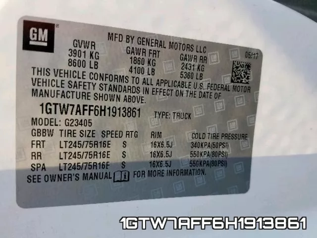 1GTW7AFF6H1913861 фото 2