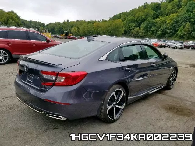 1HGCV1F34KA002239 фото 5