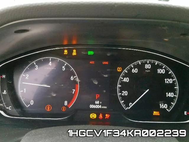 1HGCV1F34KA002239 фото 9
