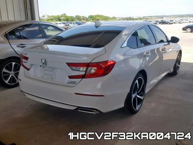 1HGCV2F32KA004724 фото 5