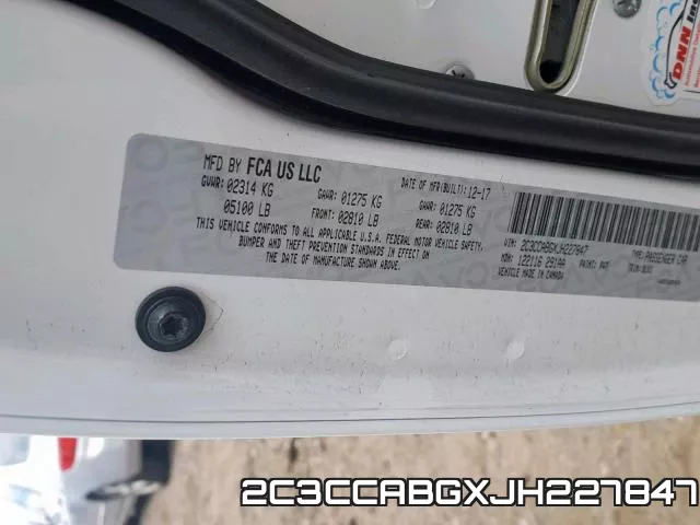 2C3CCABGXJH227847 фото 2