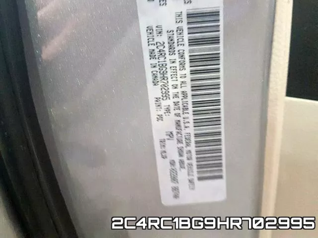 2C4RC1BG9HR702995 фото 2