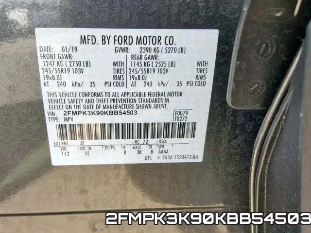 2FMPK3K90KBB54503 фото 2
