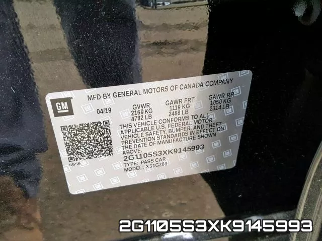 2G1105S3XK9145993 фото 2