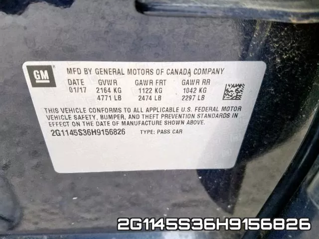 2G1145S36H9156826 фото 2