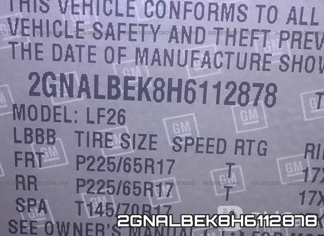 2GNALBEK8H6112878 фото 10