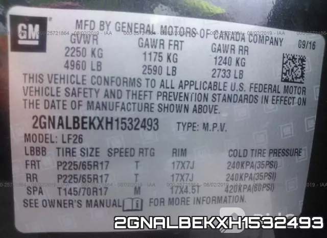 2GNALBEKXH1532493 фото 10