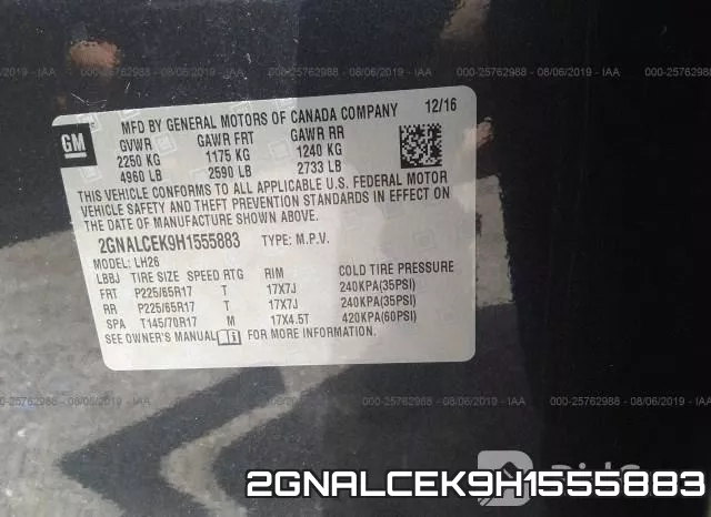 2GNALCEK9H1555883 фото 10