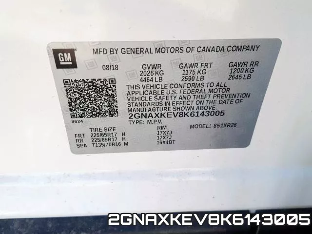 2GNAXKEV8K6143005 фото 2