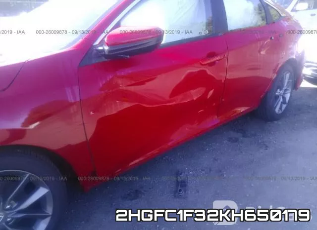2HGFC1F32KH650179 фото 7